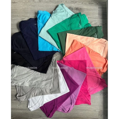 [viruSpluSSize]sale outlet - Áo thun cổ tim LANE 2 xuất xịn bigSize