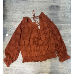 sale outlet - Áo anthpologie cổ V bigSize xuất xịn