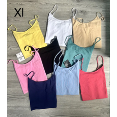 [viruSpluSSize]Áo dây cotton f21 xuất xịn baSic tiện dụng [f21a2d]