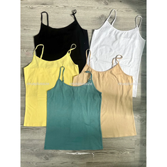 [viruSpluSSize]Áo dây cotton f21 xuất xịn baSic tiện dụng [f21a2d]