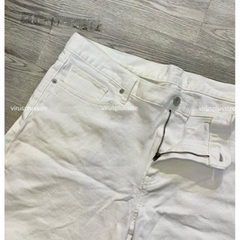 [viruSpluSSize]Quần Short JeanS Trắng Uni Bigize