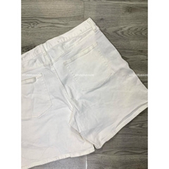 [viruSpluSSize]Quần Short JeanS Trắng Uni Bigize