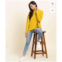 sale outlet - Áo tay dài f21 cổ cao nhẹ bigSize xuất xịn