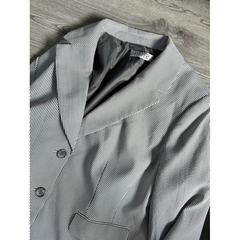 [viruSpluSSize]Blazer KaSper hoạ tiết Sọc nhiễn bigSize xuất Sịn
