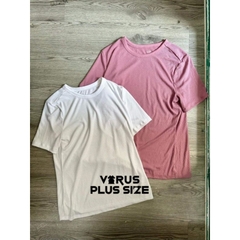 [viruSpluSSize]Sale outlet - Áo thun gân ANNA xuất xịn bígSize (lỗi)