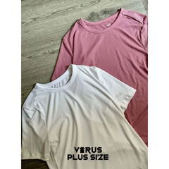 [viruSpluSSize]Sale outlet - Áo thun gân ANNA xuất xịn bígSize (lỗi)