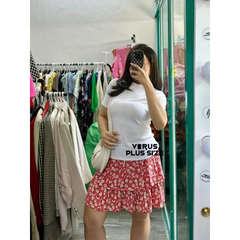 [viruSpluSSize]Sale outlet - Áo thun gân ANNA xuất xịn bígSize (lỗi)