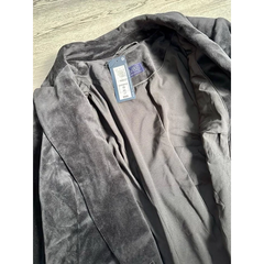 [viruSpluSSize]Áo Blazer M&S Nhung Đen hàng dư xịn BIGSIZe