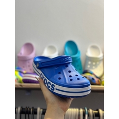 [viruSpluSSize]Dép CrocS Nam Nữ trơn chữ xuất xịn([tron45-53]tặng charm)