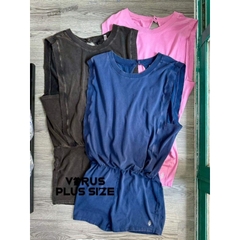 [viruSpluSSize]JumSuit FB movement chất thun bigSize