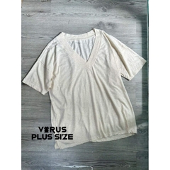 [viruSpluSSize]sale outlet - Áo thun Aerie cổ tim kiểu Sờn nhẹ bigSize xuất xịn