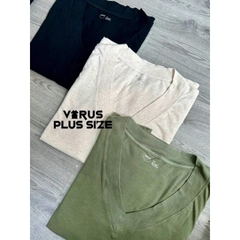 [viruSpluSSize]sale outlet - Áo thun Aerie cổ tim kiểu Sờn nhẹ bigSize xuất xịn