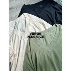 [viruSpluSSize]sale outlet - Áo thun Aerie cổ tim kiểu Sờn nhẹ bigSize xuất xịn