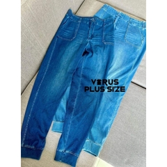 [viruSpluSSize]Quần Jean ống bo Rae Mo.de lưng thun dãn bigSize