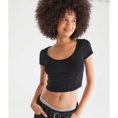 [viruSpluSSize]Áo crop corSet Aero baSic bigSize