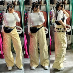 [viruSpluSSize]Áo croptop f21 thun gân tay dài bigSize(9940)