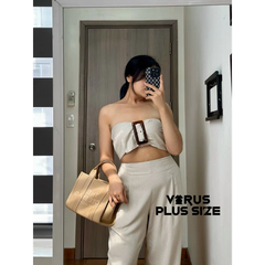 [viruSpluSSize]Set F21 áo cúp chất linen bigSize xuất xịn(3917)