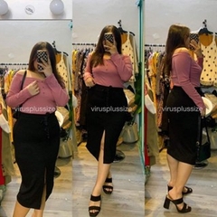 [viruSpluSSize]SALE outlet - Áo aero 3 nút bẹt vai bigSize [aero0]