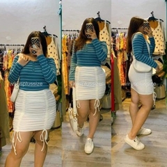 [viruSpluSSize]SALE outlet - Áo aero 3 nút bẹt vai bigSize [aero0]