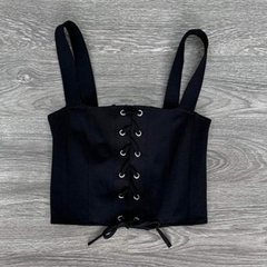 [viruSpluSSize]áo corSet F21 lace up bigSize(7515)