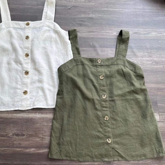 [viruSpluSSize]Áo dây Anthro.pologie linen bigSize xuất xịn