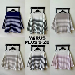 [viruSpluSSize]Áo thun tay lửng Muji BigSize