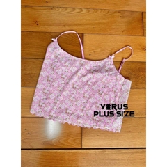 [viruSpluSSize]Set F21 hoa nhí bigSize xuất xịn (có bán lẻ áo dây - chân váy)