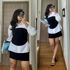 [viruSpluSSize]Áo cúp ngực F21pluS thun gân xịn xò vnxk bigSize
