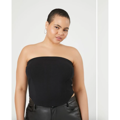 [viruSpluSSize]Áo cúp ngực F21pluS thun gân xịn xò vnxk bigSize