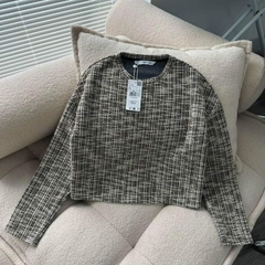 [viruSpluSSize]áo  mng vải tweed thóang mát bigSize
