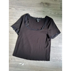 [viruSpluSSize]áo thun viền ren f21pluS xuất xịn co giãn thoải mái bigSize(4872)