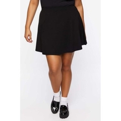 [viruSpluSSize]chân váy f21pluS chữ a 1 lớp thun cotton co giãn bigSize(8889)