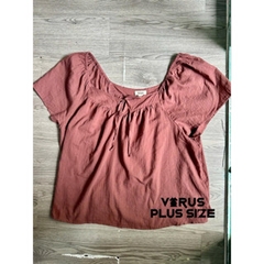 [viruSpluSSize]Áo Ana boho ngắn tay xuất xin bigiSize
