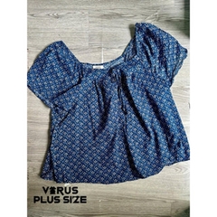 [viruSpluSSize]Áo Ana boho ngắn tay xuất xin bigiSize