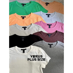 [viruSpluSSize]áo crop f21 tiện dụng - đa dạng màu chất thun bigSize
