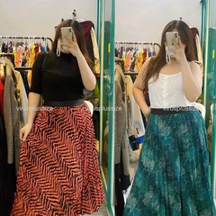 [viruSpluSSize]Chân váy dập ly Sonder bigSize xuất xịn(CVSonder)