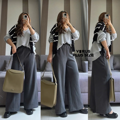 [virusplussize][khonhc] quần ống suông topten bigsize xuất xịn