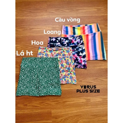 [virusplussize]Biker old active bigsize xuất xịn(màu họa tiết)