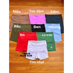 [virusplussize]Biker old active bigsize xuất xịn (màu trơn)