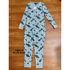 [viríuplussize ] [kho nhc] jumsuit đồ bay hoạt hình f21plus cute bigsize