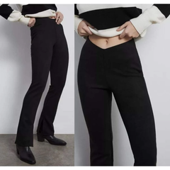 [viruSpluSSize]quần Tregging GJ xẻ gấu chất thu da lộn co giãn bigSize