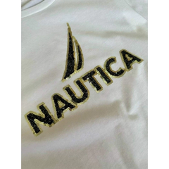 [viruSpluSSize]Áo thun Nautica đính cườm chuẩn xịn