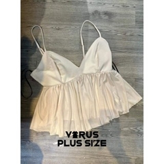 [viruSpluSSize]Áo dây F21pluS xuất xịn bigSize( 0234)