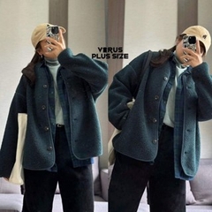 [viruSpluSSize]Áo khoác uni1 lông cừu xịn bigSize