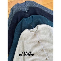 [viruSpluSSize]Áo khoác uni1 lông cừu xịn bigSize