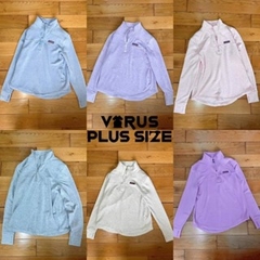 [viruSpluSSize]áo Sweater zip vineyard nỉ bông mềm mịn bigSize