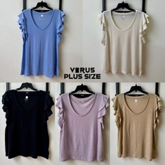 [viruSpluSSize]sale outlet - áo thun g.a.p linen tay cánh tiên xuất xịn
