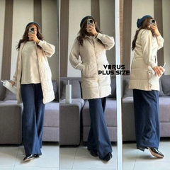 [viruSpluSSize]Áo gile phao Grace Hill xịn bigSize