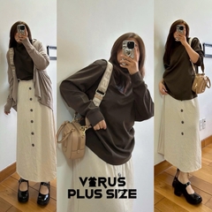 [viruSpluSSize]Chân váy chữ A - Soho xuất xịn bigSize