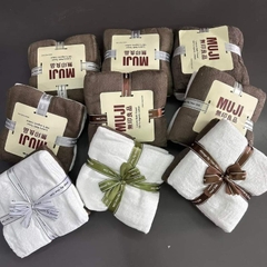 [viruSpluSSize]Set khăn Mujii xuất xịn